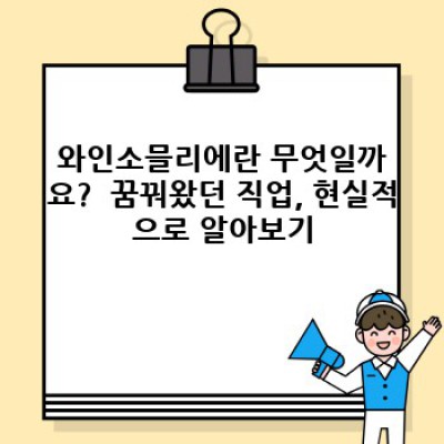 와인소믈리에 완벽 가이드: 꿈을 현실로, 전문가가 되는 길