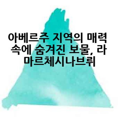라마르체시나브뤼는 무엇이며, 어떻게 사용해야 할까요?