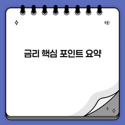 금리 이해하기: 초보자를 위한 완벽 가이드 & 최신 금리 동향 분석