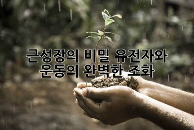 근성장의 비밀: 유전자와 운동의 완벽한 조화
