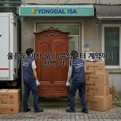 울릉도 이사, 후기 분석부터 계약까지 완벽 가이드!