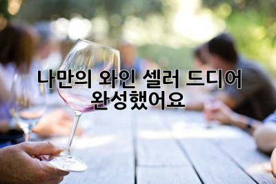 나만의 와인 셀러, 드디어 완성했어요!🍷