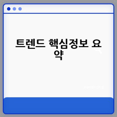 2024년, 지금 가장 핫한 트렌드는 무엇일까요? 트렌드 분석과 미래 예측!