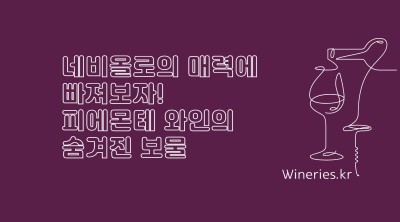 네비올로의 매력에 빠져보자! 피에몬테 와인의 숨겨진 보물