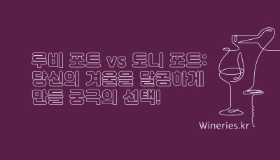 루비 포트 vs 토니 포트: 당신의 겨울을 달콤하게 만들 궁극의 선택!